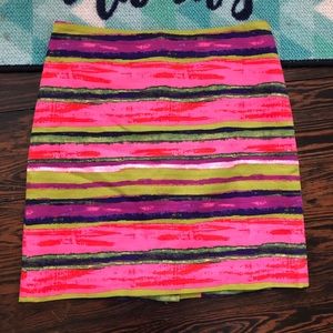 Ann Taylor Striped Skirt
